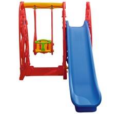 Kaydıraklı Salıncaklı Oyun Parkı – Bahçe & Anaokulu Için Çok Fonksiyonlu Set (Kırmızı)