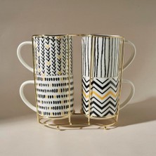 Mcreative Nomar 5 Parça Standlı Mug Seti, Small