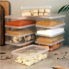 Mcreative Adet Gıda Saklama Koruma Kabı Saydam Hava Geçirmez Soğuğa Dayanıklı Organizer Kap 1.3 Litre