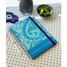 Mcreative Journals Sert Kapak Spiralli Defter,lastikli 20X28 cm 90 Gr. 120 Yap. +40 Çiz.+40 Nokt