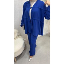 Ayrobin Bağcıklı Ikili Takım Pantolon Tesettür Alt Üst