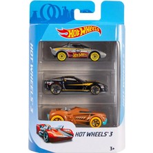 K5904 Hot Wheels 3'lü Araba Seti