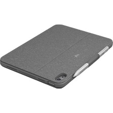 Logitech Logitech Combo Touch Apple iPad 10. Nesil ile Uyumlu İngilizce Klavyeli Tablet Kılıfı Oxford Grey