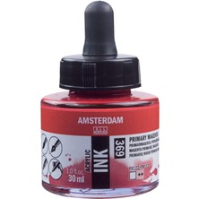 Amsterdam Sıvı Akrilik Mürekkep Boya 30ML 369 Primary Magenta