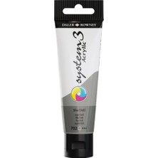 Daler Rowney System 3 Akrilik Boya 150ML 702 Silver Imit