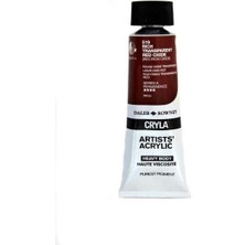 Daler Rowney Cryla Heavy Body Artists' Akrilik Boya 75ML N:519 Rich Transparent Red Oxide