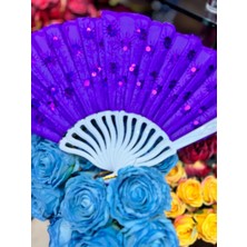 Plastik Desenli Yelpaze