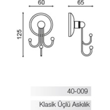 Bella Üçlü Askılık Klasik (10 Yıl Paslanmaz Garantili)