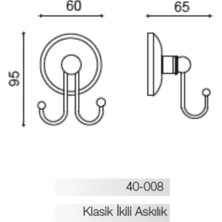 Bella Ikili Askılık Klasik (10 Yıl Paslanmaz Garantili)