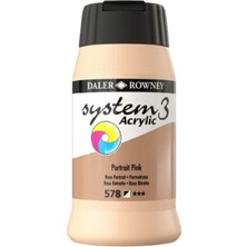 Daler Rowney System 3 Akrilik Boya 500ML 578 Flesh Tint