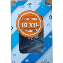 Paslanmaz Pirinç Çiftli Bornozluk Askılık 2 Adet (10 Yıl Garantili)
