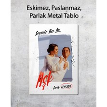 Aşk Temalı Kişiselleştirilebilir Metal Poster - Sevgili, Eş Metal Tablo 15 x 20