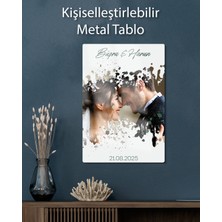 Kişiselleştirilebilir Metal Poster - Özel Tasarım Sevgili / Düğün / Aşk / Romantik Metal Tablo 15 x 20