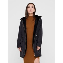 Only Kadın Çift Taraflı Mont Kürklü Parka - 15208727