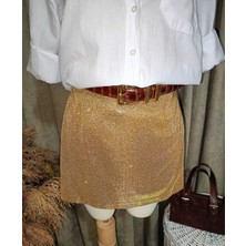 Gold Simli Etek