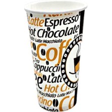 Cup - [ Aygün Cup ] 12 Oz Karton Bardak - 300 ml - 160 Adet Kaliteli Otomat Bardağı, Sızdırmaz, El Yakmaz - Beyaz (Latte, Cappuchino))