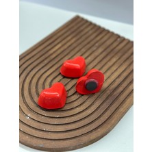 Kırmızı Kalp Magnet Buzdolabı Magneti