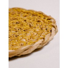 Flora Hasır Bardak Altığı