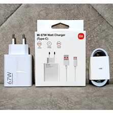 Kotenart Xiaomi Redmi Note 10 Pro Note 11 Pro Mi 11T 67 Watt Typ-C Turbo Saniye Göstergeli Hızlı Şarj Aleti 6A