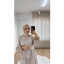 Çiçek Desenli Etek Takım