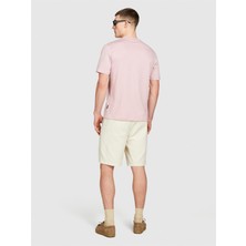 %100 Pamuk Önü Baskılı Bisiklet Yaka T-Shirt Erkek Mix T-Shirt - 324P3I1XS103J