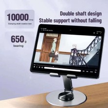 Turkuaz Dijital Pazarlama  Katlanabilir, Taşınabilir, 360 Derece Dönebilen Masa Üstü Telefon Standı / Telefon Tutacağı / Tablet Tutacağı