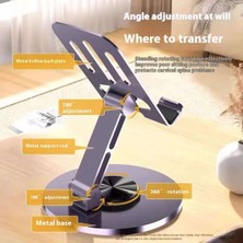 Turkuaz Dijital Pazarlama  Katlanabilir, Taşınabilir, 360 Derece Dönebilen Masa Üstü Telefon Standı / Telefon Tutacağı / Tablet Tutacağı