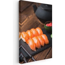 Somon Nigiri - Geleneksel Japon Mutfağının Inceliği Kanvas Tablo