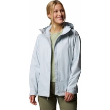 Columbia 1534111031RL2436 Gri Kapüşon Yaka Normal Düz Kadın Yağmurluk