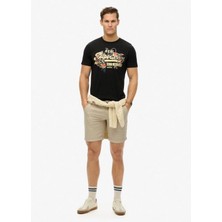 Superdry Bisiklet Yaka Siyah Erkek T-Shirt M1012111A-02A_VL Tokyo Relaxed Tee