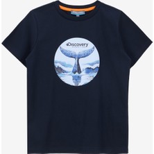 Discovery Expedition Baskılı Lacivert Erkek Çocuk T-Shirt D5SB-TST3247