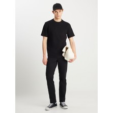 Wrangler Bisiklet Yaka Siyah Erkek T-Shirt W2510718001 Siyah T-Shirt