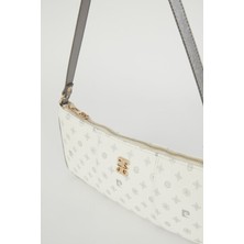 Beyaz Monogram Kadın Omuz Çantası 05PO22Y1564