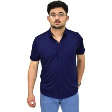 Erkek Gömlek Yaka Düğmeli Merserize Tişört 4410 BGL-ST04530