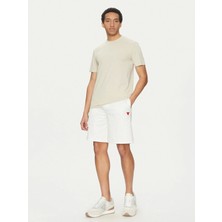 Guess  Erkek Beyaz Korbin Şort