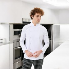 Chefpro Erkek Beyaz Şef Ceketi Aşçı Kıyafeti