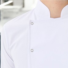 Chefpro Erkek Beyaz Şef Ceketi Aşçı Kıyafeti