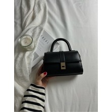 Tiny Model Siyah Kadın El Kol Ve Omuz Çantası