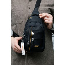 Seventeen Siyah Renk Orta Boy Çok Gözlü Sırt & Çapraz Göğüs & Omuz Çantası