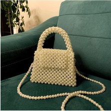 Inci Çanta - Incili Çanta - Inci Boncuklu Çanta - Inci Boncuk Çanta - Inci El&Omuz Çantası