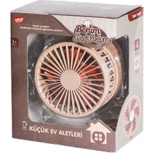 YH129-8H Pilli Işıklı Sesli Vantilatör