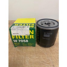 Mann W7058 Yağ Filtresi Berlıngo C4 C5 Partner Jumpy Ducato P206 P306 P307 P407 1.4 1.6 1.8 1.9d 2.0 C-ELYSEE-301 1.2 Euro5