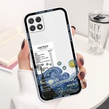 Samsung M2X3 Uyumlu Dolunay ve Dağ Desenli Telefon Kılıfı