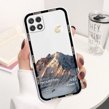 Samsung S7 Edge Uyumlu Dolunay ve Dağ Desenli Telefon Kılıfı