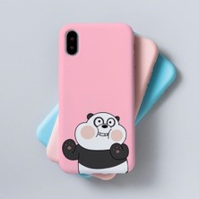 Galaxy A51 Pembe Özel Tasarım Karikatür Desenli Kılıf