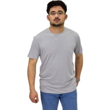 Erkek Sıfıryaka Düz Merserize Tişört T6034 BGL-ST04527