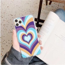 Huawei Y6 Kalp Desenli Trend Telefon Kılıfı