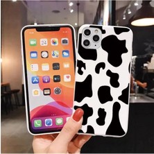 Apple Iphone x Inek Desenli Siyah Beyaz Kılıf