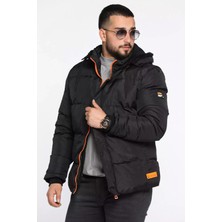 Mishar İtalia Erkek Kapüşonlu Içi Peluş Mont P-00013137