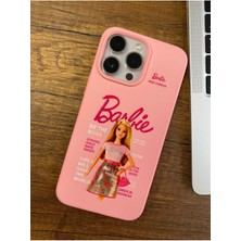 IPHONE 5s Uyumlu Barbie Desenli Pembe Renkli Telefon Kılıfı